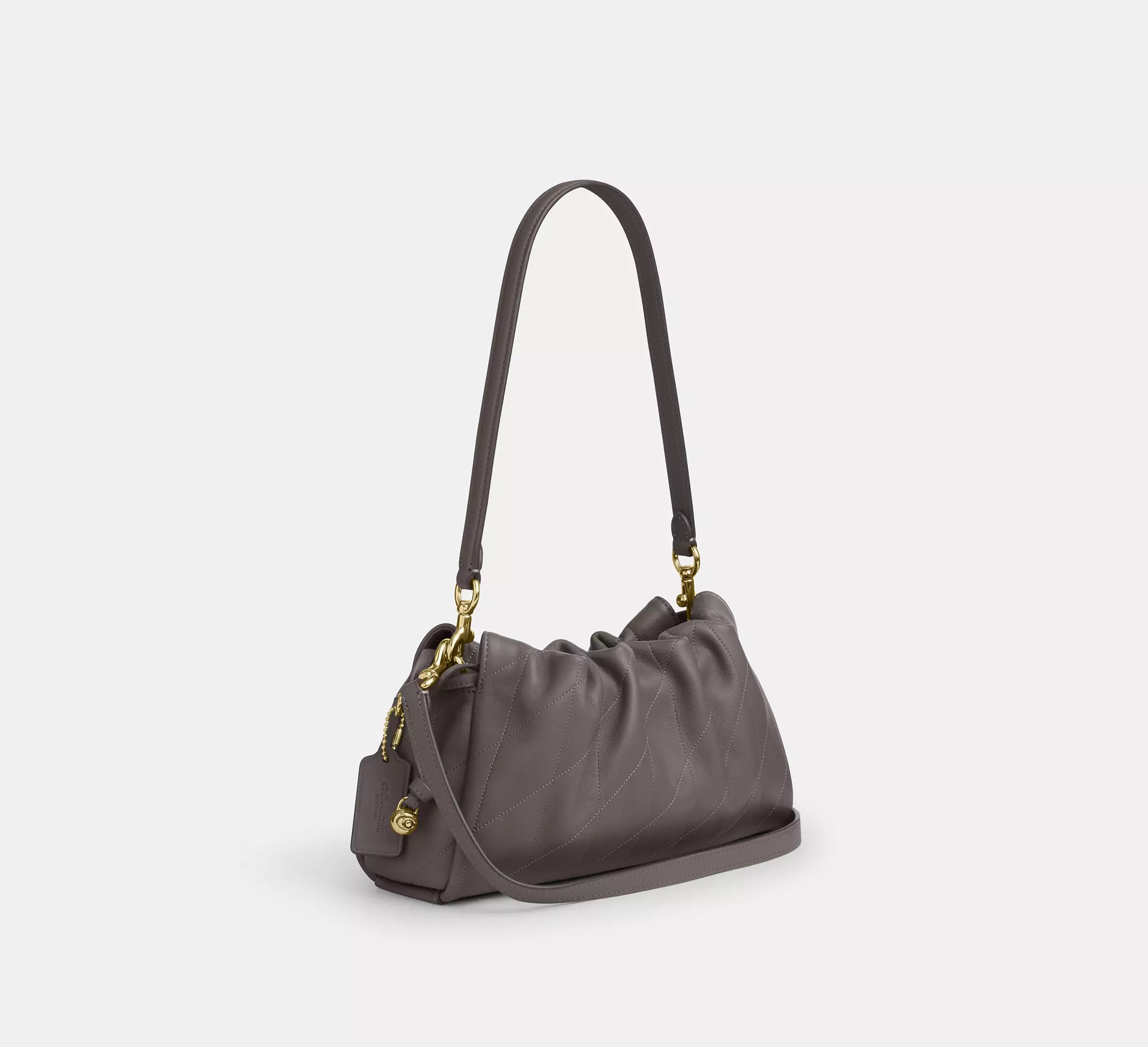 Coach Faye Crossbody Çanta Gri - Görsel 6