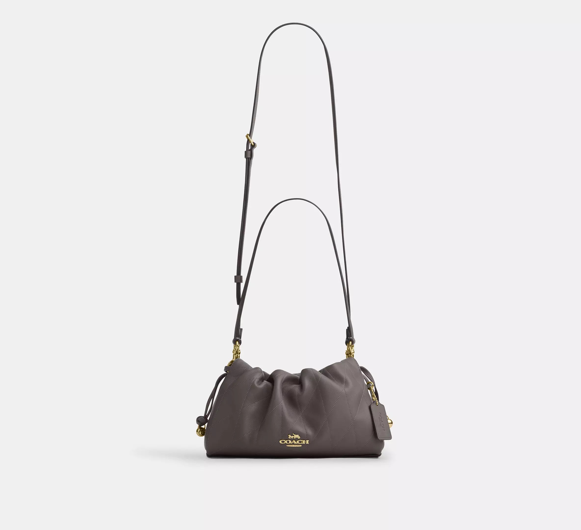 Coach Faye Crossbody Çanta Gri - Görsel 7