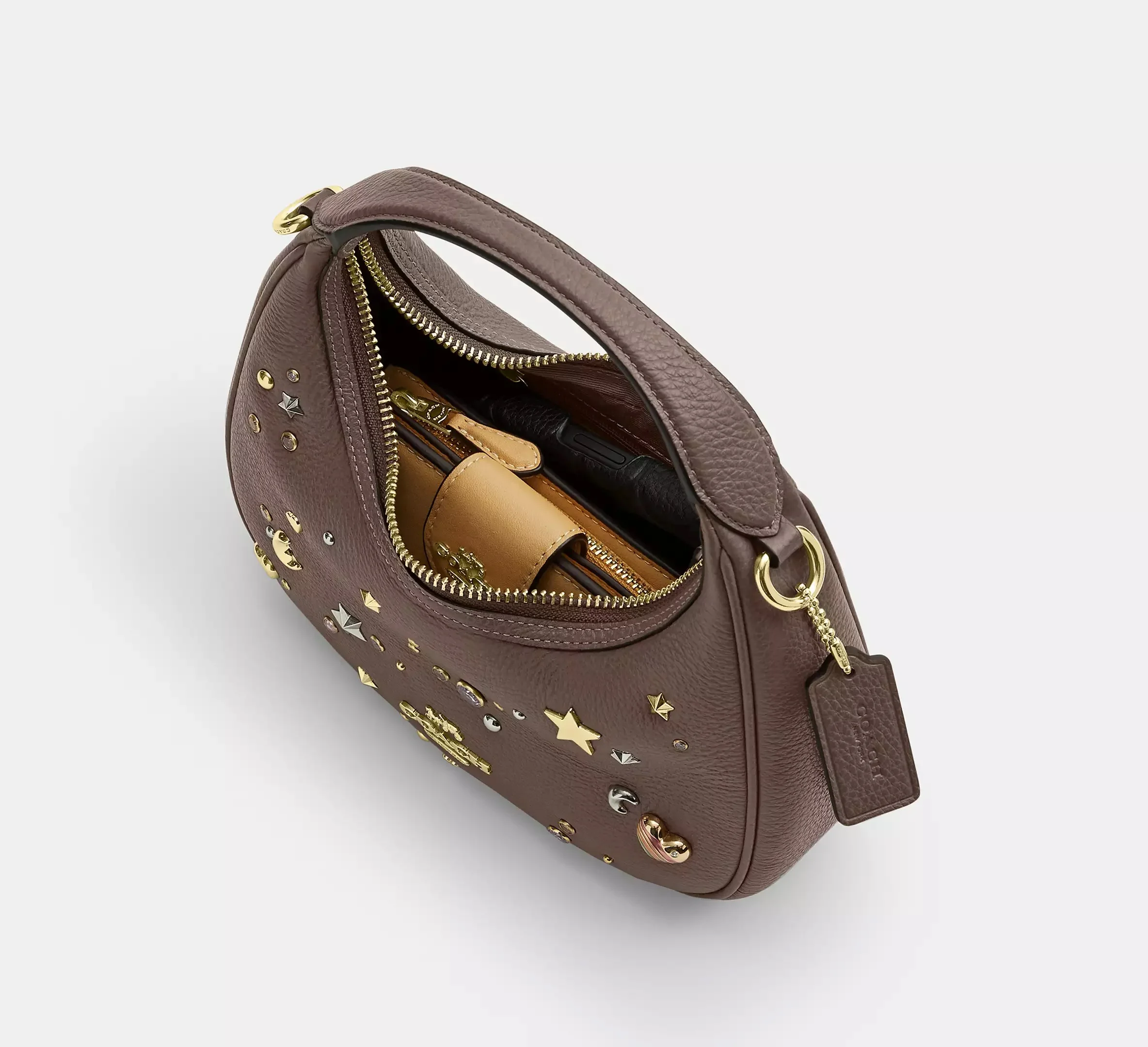 Coach Mini Carmen Crossbody Çanta Vizon - Görsel 2