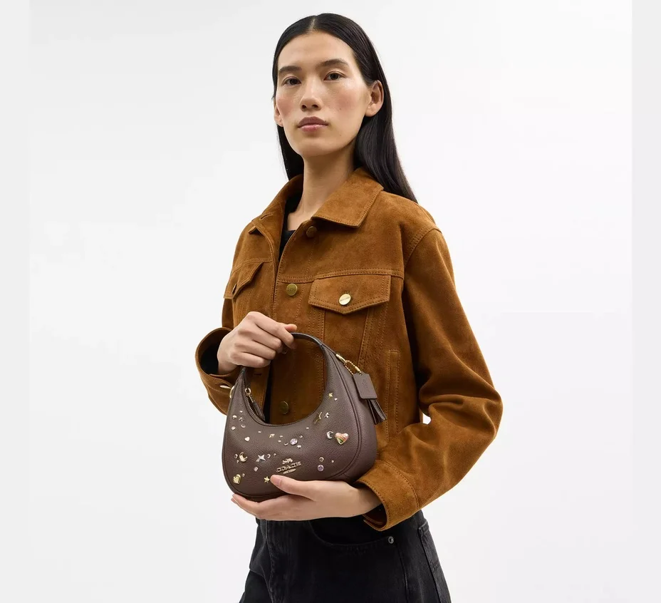 Coach Mini Carmen Crossbody Çanta Vizon - Görsel 7