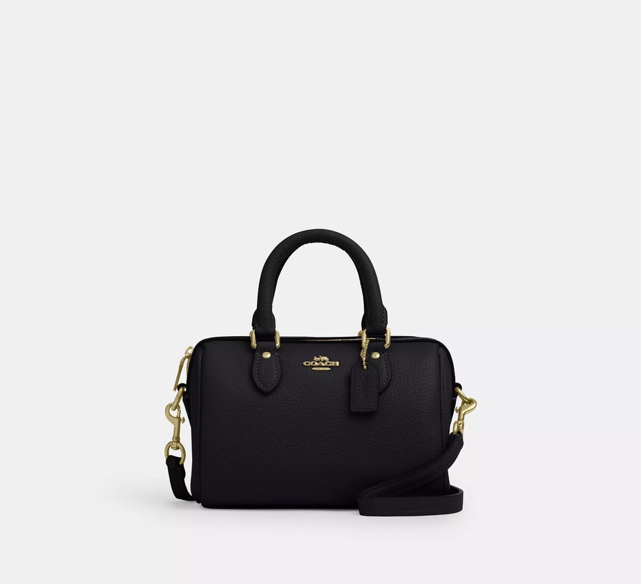 Coach Mini Rowan Crossbody Çanta Siyah