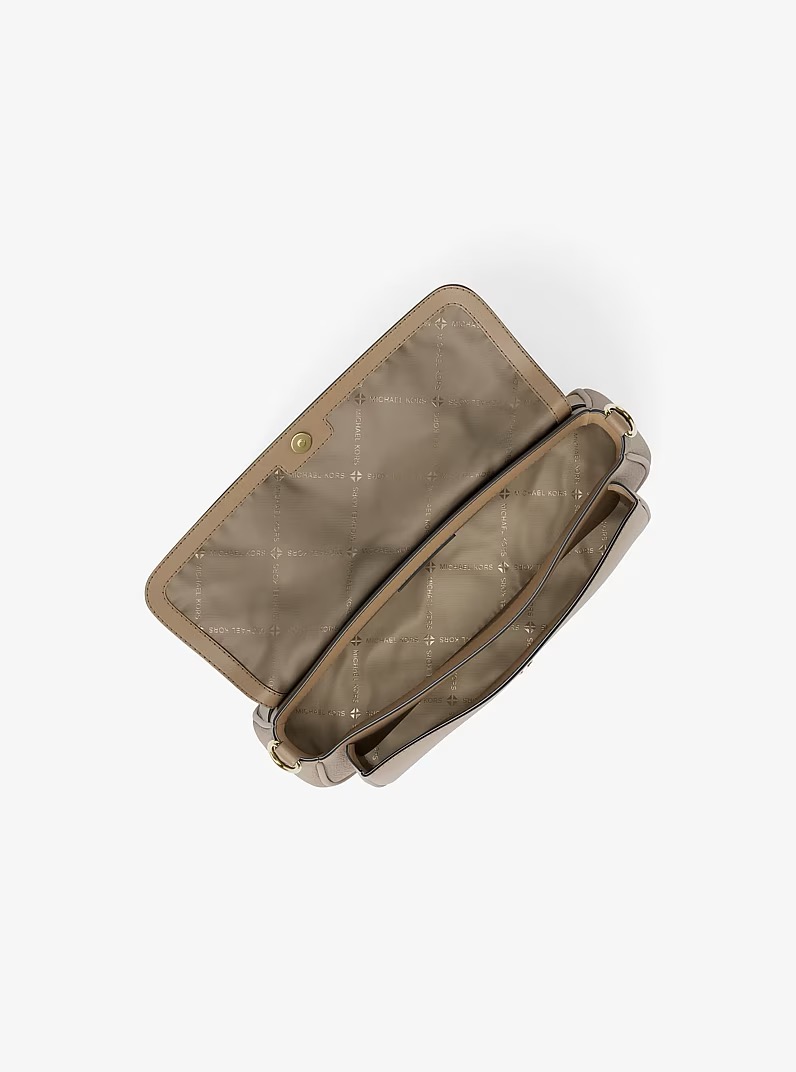 Michael Kors Jet Set Travel Small Crossbody Çanta Camel - Görsel 4